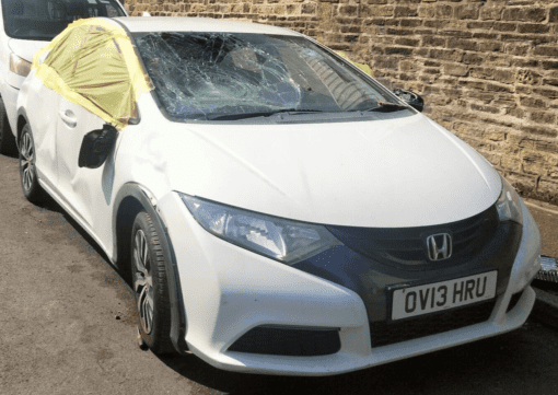 HONDA CIVIC MK9 2013 1.6L DIESEL AUTO BREAKING WHEEL NUTS FOR SPARES WHITE ETC
