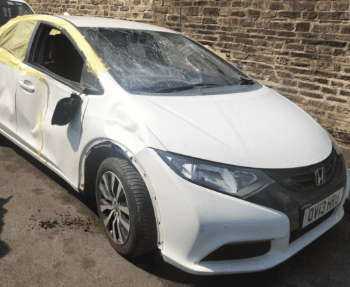 HONDA CIVIC MK9 2013 1.6L DIESEL AUTO BREAKING WHEEL NUTS FOR SPARES WHITE ETC - Image 2