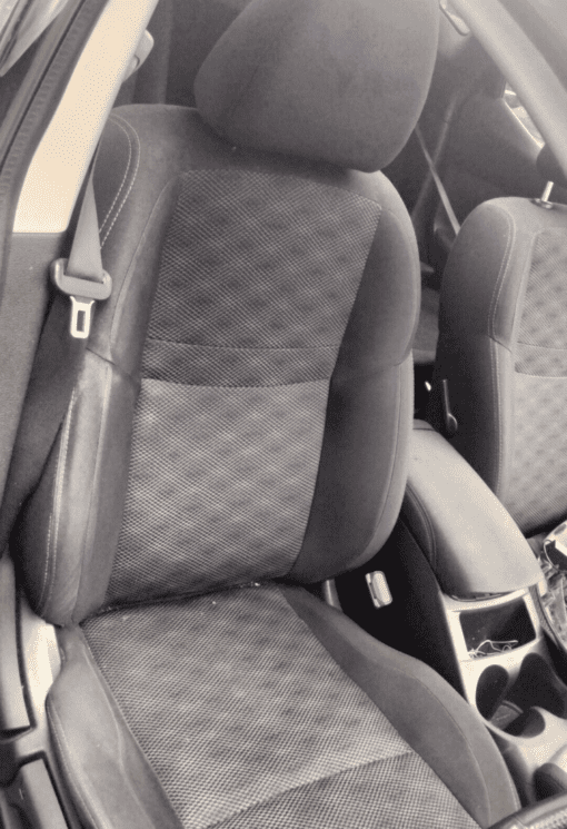 NISSAN QASHQAI J11 2014-2019 DRIVER SIDE FRONT SUEDE FEBRIC SEAT COMPLETE GREY