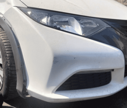 HONDA CIVIC MK9 2012-2016 FRONT END WITH FRONT BUMPER COVER WING BONNET IN WHITE - Image 3