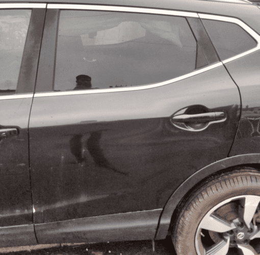 NISSAN QASHQAI J11 2014-2019 PASSENGER SIDE REAR  LEFT DOOR SHELL IN BLACK