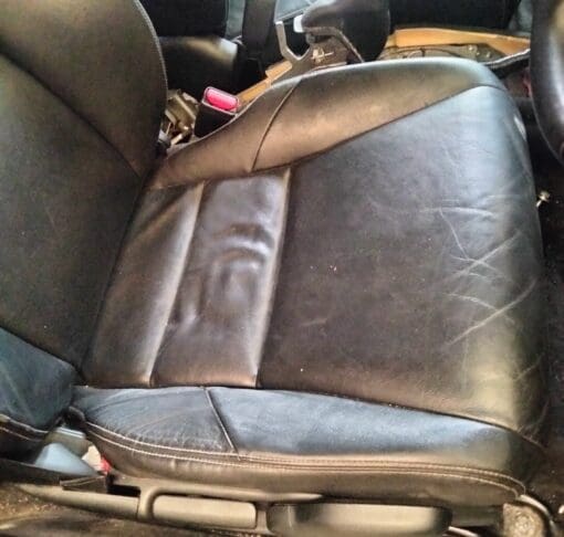 HONDA CIVIC MK9 2012-2016 DRIVER SIDE FRONT TRIM SEAT IN LEATHER BLACK GENUINE - Image 2