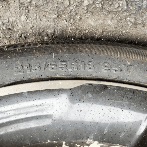 NISSAN QASHQAI J11 2014-2020 18" 5-SPOKE ALLOY WHEEL RIM WITH TYRE 215/55R18 - Image 3