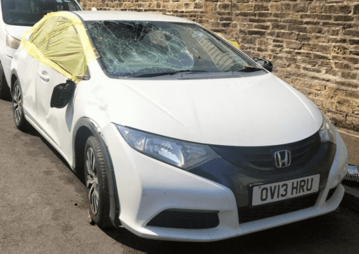HONDA CIVIC MK9 2013 1.6L DIESEL AUTO BREAKING WHEEL NUTS FOR SPARES WHITE ETC