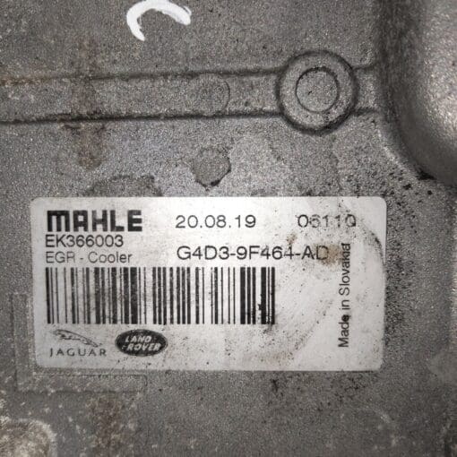 JAGUAR F PACE 2017-2021 2.0LTR DIESEL GENUINE EGR VALVE COOLER G4D3-9F464-AD - Image 5