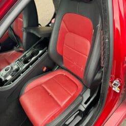 JAGUAR XE 2015-2019 N/S/F PASSENGER SIDE FRONT FULL LEATHER SEAT COMPLETE RED