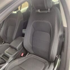 JAGUAR I PACE S 2018-2023 PASSENGER SIDE FRONT LEATHER SEAT IN WHITE STITCHING