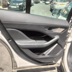 JAGUAR I PACE S 2018-2023 PASSENGER SIDE REAR DOOR CARD TRIM IN LEATHER GREY