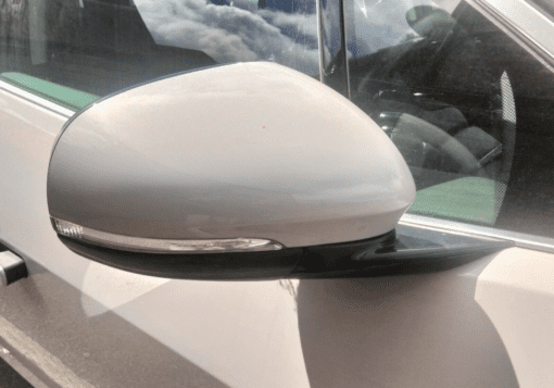 JAGUAR I PACE S 2018-2023 DRIVER SIDE FRONT WING MIRROR POWER FOLD HEATED GREY