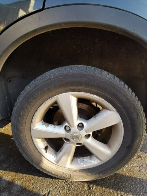 NISSAN QASHQAI J10 JJ10 2007-2013 17" 5 SPOKE ALLOY SPARE WHEEL & TYRE 225/60/17
