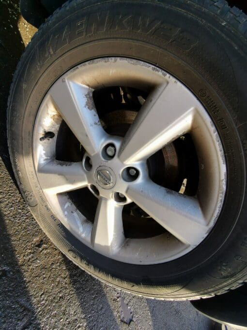 NISSAN QASHQAI J10 JJ10 2007-2013 17" 5 SPOKE ALLOY SPARE WHEEL & TYRE 225/60/17 - Image 2