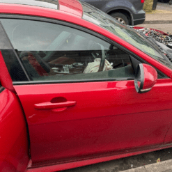 JAGUAR XE 2015-2019 O/S/F GENUINE DRIVERS SIDE FRONT RIGHT DOOR SHELL IN RED