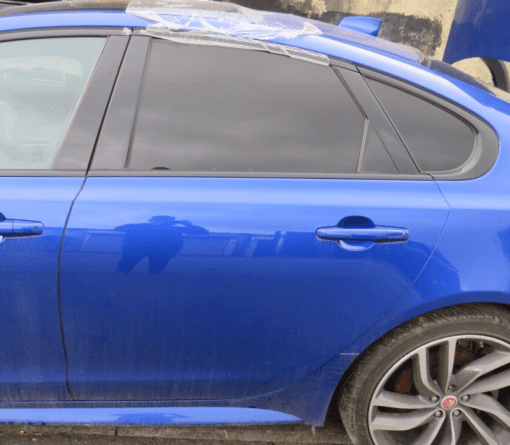 JAGUAR XF 2015-2021 N/S/R PASSENGER SIDE REAR LEFT DOOR WITH DROP GLASS COMPLETE