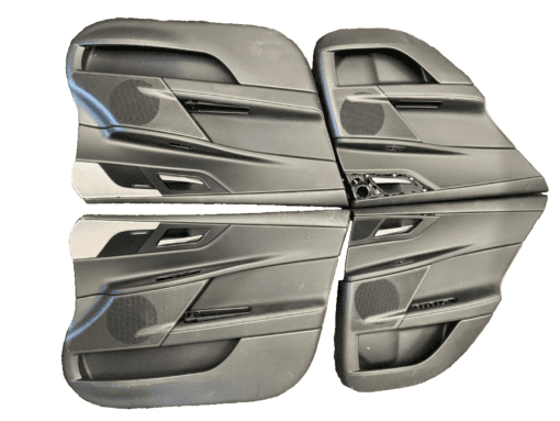 JAGUAR XE R SPORT 2015-2019 LEATHER DOOR CARD IN BLACK SET OF 4