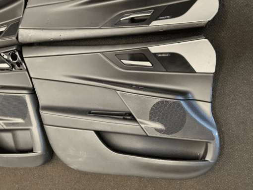 JAGUAR XE R SPORT 2015-2019 LEATHER DOOR CARD IN BLACK SET OF 4 - Image 4