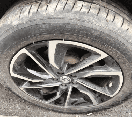 MG ZS MK2 SUV 2018-2022 17" 5-SPOKE BLACK ALLOY WHEEL RIM WITH TYRE 215/55/17 - Image 2