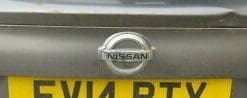 NISSAN QASHQAI J11 2014-2020 TAILGATE HANDLE TRIM WITH PUSH RELEASE BUTTON