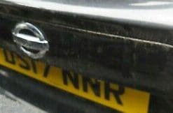 NISSAN QASHQAI J11 2014-2020 TAILGATE HANDLE TRIM WITH PUSH RELEASE BUTTON