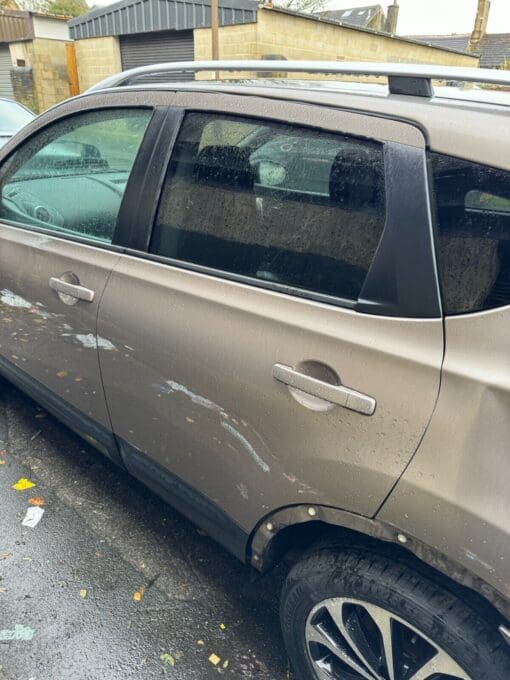 NISSAN QASHQAI J10 2008-2014 N/S/R PASSENGER NEAR SIDE REAR LEFT DOOR PANEL