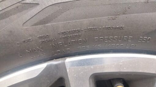 NISSAN QASHQAI J12 2022-2024 19" 5-SPOKE ALLOY WHEEL SPARE WHEEL RIM 235/50/R19 - Image 3