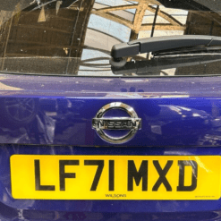 NISSAN JUKE F16 2019-2021 REAR TAILGATE HANDLE IN BLUE COMPLETE GENUINE