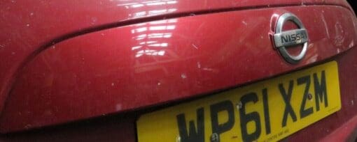 NISSAN JUKE 2010-2014 REAR EXTERIOR TAILGATE HANDLE TRIM NUMBER PLATE LIGHTS
