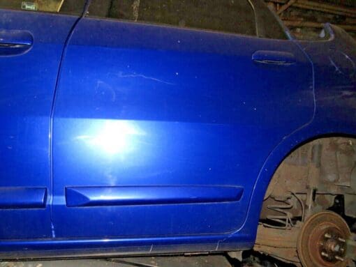 HONDA JAZZ MK3 2008-2015 N/S/R PASSENGER SIDE REAR LEFT DOOR SHELL IN BLUE - Image 2
