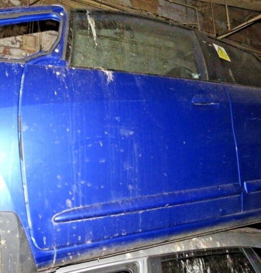 HONDA JAZZ MK3 2008-2015 N/S/F PASSENGER SIDE FRONT DOOR SHELL ONLY IN BLUE