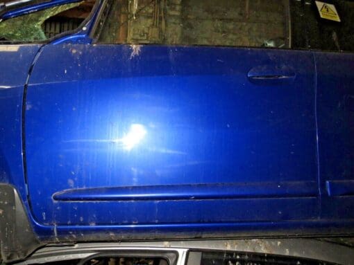 HONDA JAZZ MK3 2008-2015 N/S/F PASSENGER SIDE FRONT DOOR SHELL ONLY IN BLUE - Image 2