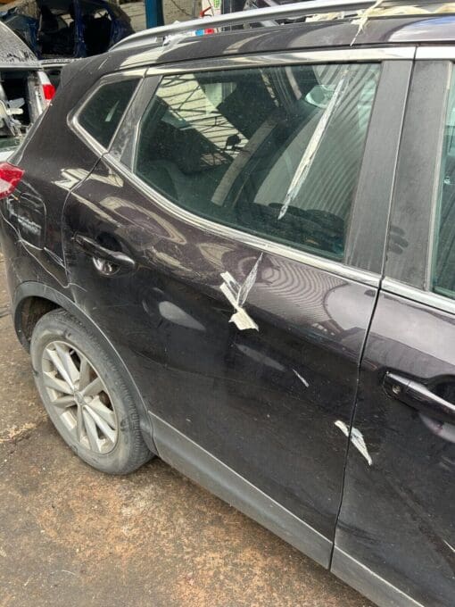 NISSAN QASHQAI J11 2014-2020 O/S/R DRIVERS SIDE REAR RIGHT DOOR PANEL COMPLETE