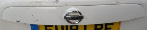 NISSAN JUKE 2014-2019 TAILGATE HANDLE PUSH BUTTON RELEASE SWITCH TRIM
