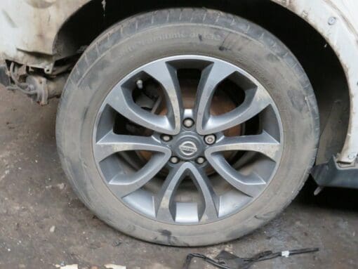 NISSAN JUKE F15 2010-2019 17" 10 SPOKE ALLOY WHEEL RIM & TYRE SPARE 215/55/R17