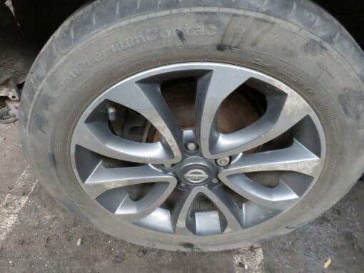 NISSAN JUKE F15 2010-2019 17" 10 SPOKE ALLOY WHEEL RIM & TYRE SPARE 215/55/R17 - Image 3