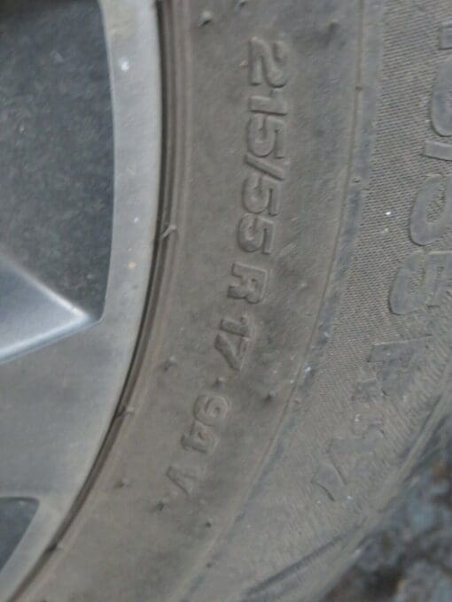 NISSAN JUKE F15 2010-2019 17" 10 SPOKE ALLOY WHEEL RIM & TYRE SPARE 215/55/R17 - Image 5
