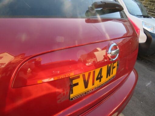 NISSAN JUKE 2010-2014 REAR EXTERIOR TAILGATE HANDLE TRIM NUMBER PLATE LIGHTS