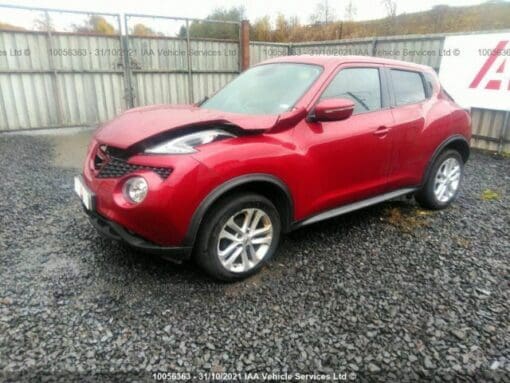 NISSAN JUKE F15 1.5 DIESEL BREAKING SPARES PARTS FRONT END BONNET WING IN RED