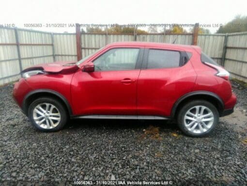 NISSAN JUKE F15 1.5 DIESEL BREAKING SPARES PARTS FRONT END BONNET WING IN RED - Image 2