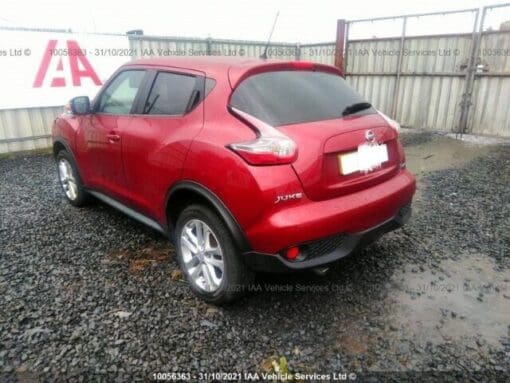 NISSAN JUKE F15 1.5 DIESEL BREAKING SPARES PARTS FRONT END BONNET WING IN RED - Image 3