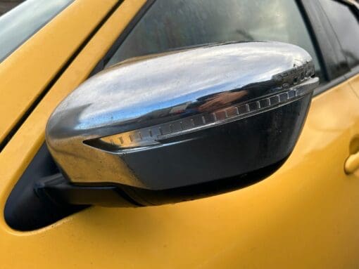 NISSAN JUKE F15 2014-2019 N/S/F PASSENGER SIDE WING MIRROR POWER FOLD CHROME