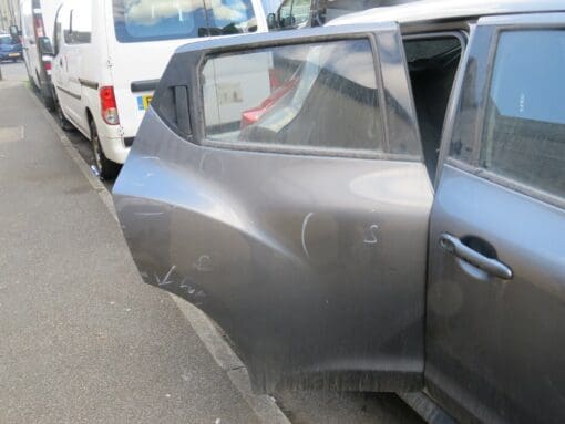 NISSAN JUKE F15 2010-2014 O/S/R DRIVERS SIDE REAR RIGHT SIDE DOOR SHELL PANEL - Image 4