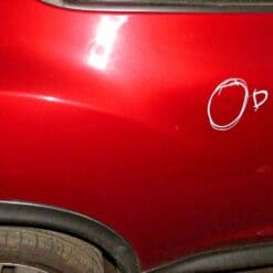 NISSAN JUKE F15 2010-2019 O/S/R DRIVERS SIDE REAR RIGHT DOOR SHELL RED