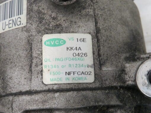 HYUNDAI TUCSON 2015-2020 1.7 DIESEL AIR CON A/C COMPRESSOR PUMP F500-NFFCA02 - Image 6