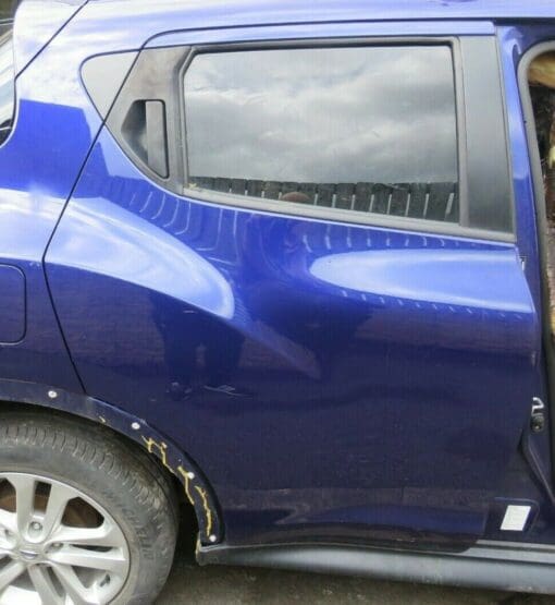 NISSAN JUKE F15 2010-2019 O/S/R DRIVERS SIDE REAR RIGHT SIDE DOOR SHELL BLUE