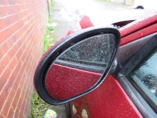NISSAN JUKE 2010-2014 N/S/F PASSENGER OFF SIDE FRONT DOOR MIRROR WING MIRROR - Image 2