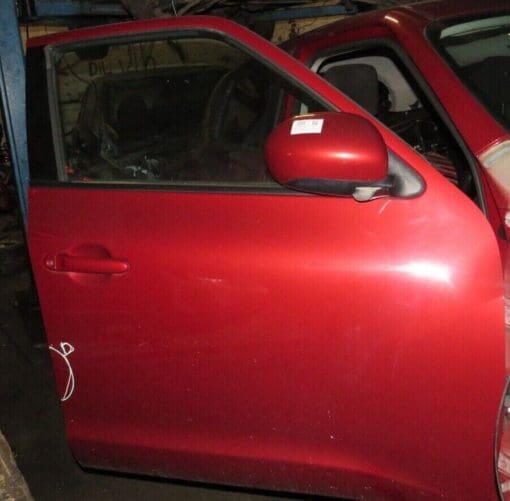 NISSAN JUKE F15 2010-2019 O/S/F DRIVERS SIDE FRONT RIGHT DOOR SHELL PANEL RED