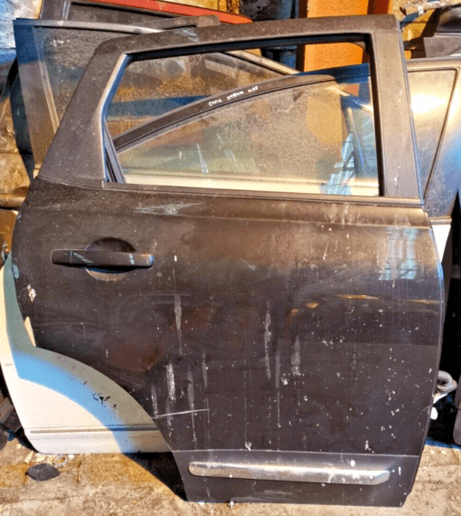 NISSAN QASHQAI J10 O/S/R DRIVERS SIDE REAR RIGHT DOOR SHELL IN BLACK