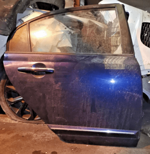 JAGUAR XF 2016-2020 O/S/R GENUINE DRIVERS SIDE REAR RIGHT DOOR SHELL IN BLUE