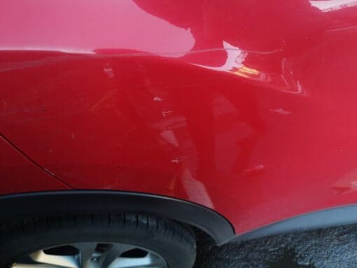 NISSAN JUKE F15 2010-2019 O/S/R DRIVERS SIDE REAR RIGHT SIDE DOOR SHELL RED - Image 2