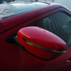 NISSAN JUKE 2014-2019 N/S/F PASSENGER SIDE ELECTRIC FOLDING WING MIRROR IN RED