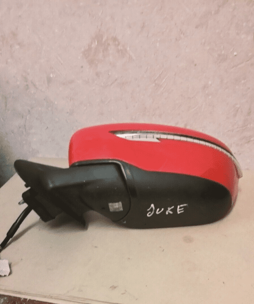 NISSAN JUKE F15 2014-2019 N/S/F PASSENGER SIDE LEFT DOOR WING MIRROR IN RED - Image 3